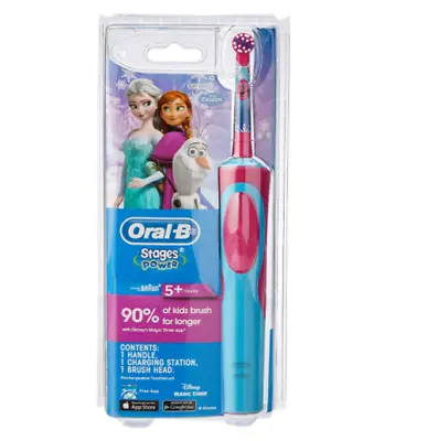 $29.99 • Buy  Extra Soft Oral-B Vitality Stages Power Frozen Electric Toothbrush For Kids