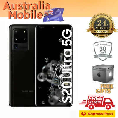 Samsung Galaxy S20 Ultra 5G 256GB Unlocked  AU STOCKED Free Express Shipping • $499