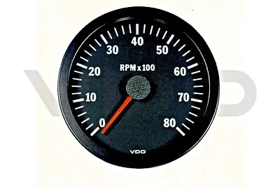 VDO Cockpit Vision Tachometer Gauge 7000 RPM 80mm 3.1  12V 333-015-001K • $125.06