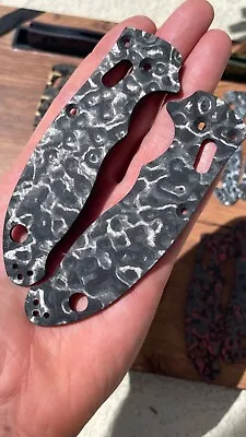 BladeBarnCustoms Fatcarbon Scales Black Spyderco Manix 2 Scales *AWESOME* • $145