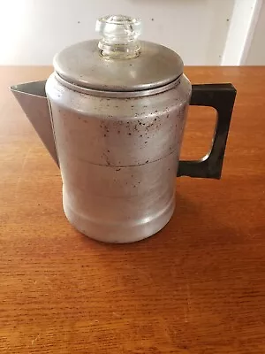 Vintage Comet Aluminum 7 Cup Camp Stove Top Percolator Coffee Pot Made In Usa • $10.50