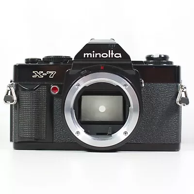 Minolta X-7 35mm SLR Film Camera Body Only Tested Light Meter Works • $74.22