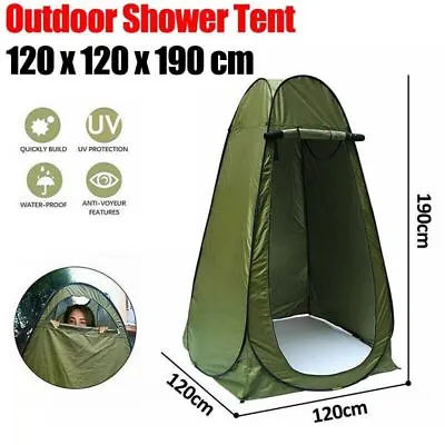 $30.70 • Buy New Portable Pop Up Outdoor Camping Shower Tent Toilet Privacy Change Room AU