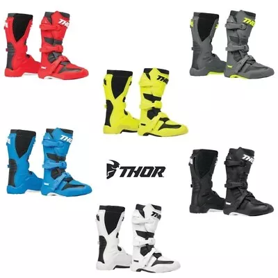 2024 Thor Blitz XR Youth/Kids MX Motocross Offroad ATV Boots - Pick Size/Color • $139.95