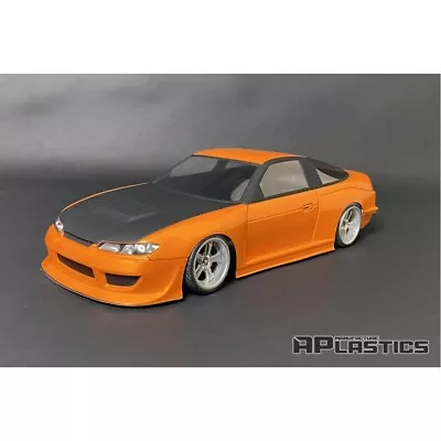 APlastics Nissan S15 Sileighty RC Car Body Shell Clear Unpainted 205mm - UK • £47.99