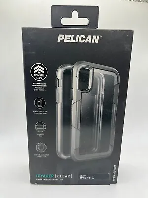 Pelican Voyager Series Case With Holster For IPhone X & IPhone Xs - Clear / Gray • $12.95