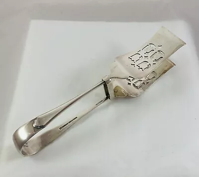 Antique 1918 Princes Silver Plate Mappin & Webb Pastry Asparagus Sandwich Tongs • $119.49