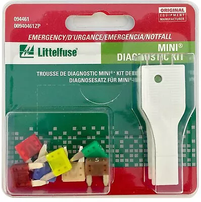 Littelfuse 094461 MINI Emergency Diagnostic Fuse Kit • $14.23