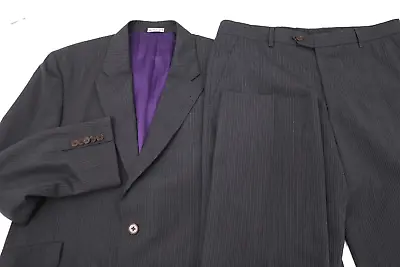 Paul Smith Suit Mens 40R W34 Wool Two Piece Byard Pinstripe Made In Italy Notch • $95.96