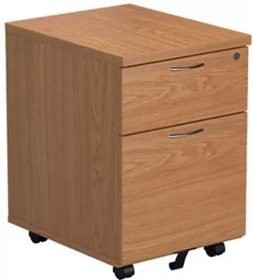 First 2 Drawer Mobile Pedestal 404x500x595mm Nova Oak KF79990 • £145.02