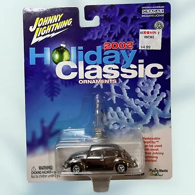 New Johnny Lightning Holiday Classic Car Ornaments '66 Volkswagen Beetle • $11.04