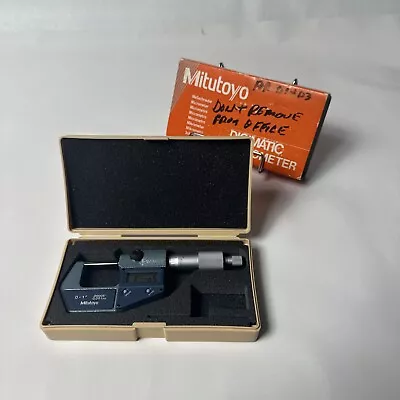 🔥 Mitutoyo Digital Micrometer 0-1 293-761-30   .00005  /  0.001mm   Japan • $74.97