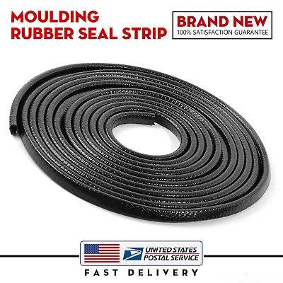 20FEET U-Channel Edge TrimRubber U Weather StrippingBlack Edge TrimCrashproof • $10.99