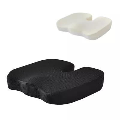 NEW Lumbar & Back Support Washable Pillow Memory Foam Office Chair Seat Cushion • $17.98