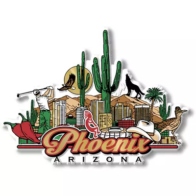 Phoenix City Magnet By Classic Magnets • $8.99