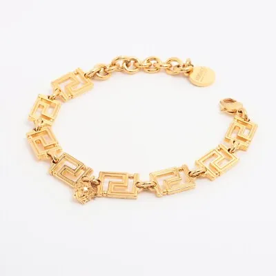 Versace Greca Bracelet Gold Plated Gold • $270.40