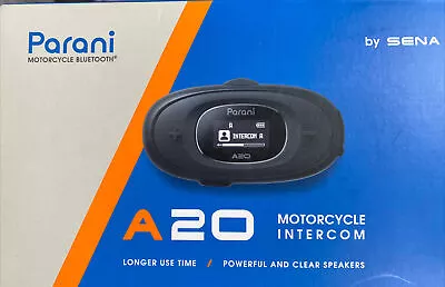 Parani Sena A20 Motorcycle Intercom Bluetooth  - Read! • $100