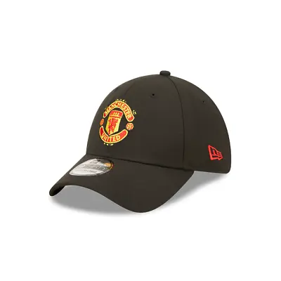 Manchester United New Era Premier League Soccer 39THIRTY Flex Hat~Black • $24.99