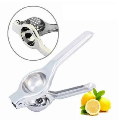 Stainless Steel Lemon Lime Squeezer Juicer Kitchen Home Manual Hand Press Tool • £5.75