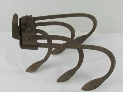 Vintage Iron Plow 5 Tine Cultivator Head Garden Country Decor • $34.99