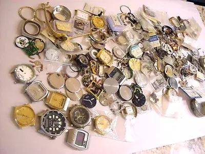 LOT OF Vintage Antique SEIKO CHRONOGRAPH + Watch Watches From Watchmakers Estate • £22.17