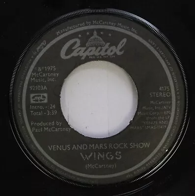 Rock 45 Wings (Mccartney - Venus And Mars Rock Show / Magneto And Titanium Man O • $5