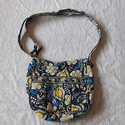 Vera Bradley Ellie Blue Elephant Print Crossbody Purse • $25