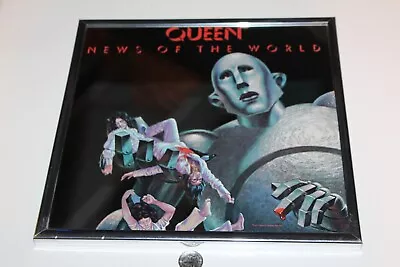 VTG 1977 Queen News Of The World Mirror Album Vinyl Cover Frame Barry Imhoff HTF • £337.46