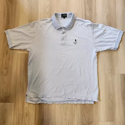 Muirfield 1744 Polo Shirt Mens XXL Logo Collared Golf Casual Blue 2XL • $15