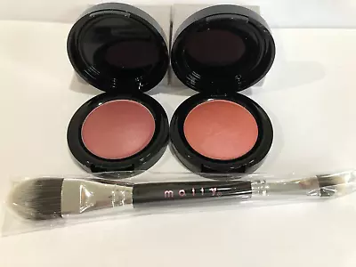 Mally Bounce Back Blush (rose Petal Pink) +  (pansy Plum)  Nib  +  Brush • $15.99