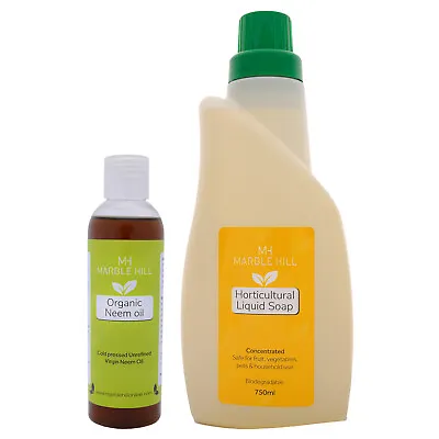 Horticultural Soap And Organic Neem Oil Combination Free Shipping • £23.99