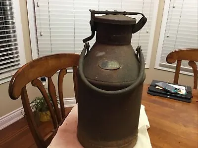 Vintage STANDARD OIL Co. Indiana 5 Gallon Liquid / Gas Can With Handle & Badge • $149