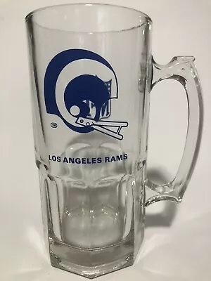 Vintage Los Angeles L.A. RAMS NFL Libbey Drinking Beer Glass • $8.99