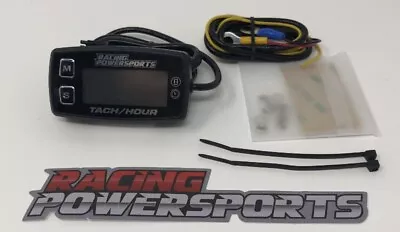 RacingPowerSports LED 12V Backlit Tach Tachometer Hour Meter ATV Boat Bike UTV • $21.99