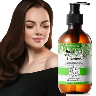 Aliver ROSEMARY SHAMPOO W/ Biotin Stimulates Healthy HAIR GROWTH TREATMENT • £8.90