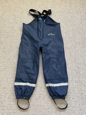£1.50 • Buy Wet Wednesdays Waterproof Wet Weather Wear Dungarees Trousers 3-4 Years