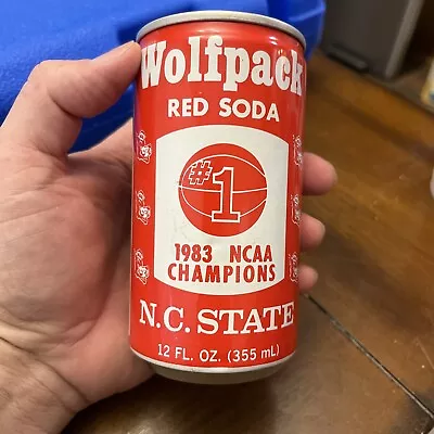 $12.50 • Buy 1983 NC State Wolfpack National Championship Soda Can, Vintage.