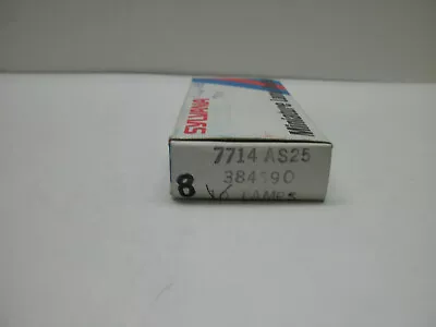 Sylvania 7714 / 7714as25 Miniature Lamp Bulbs 5v .075a 0.375w T1(lot Of 8) Nib • $11.82