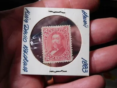 $12.50 • Buy 1883 Hawaiian King David Kalakalia 2 Cent Stamp, Hawaii