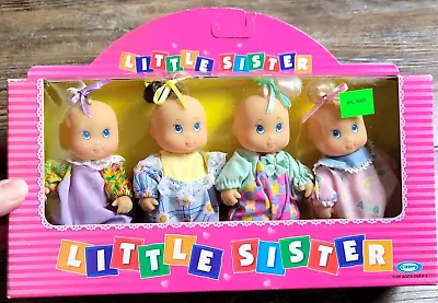 1990 Lil' Precious Little Sister Mini 5  Dolls Vinyl NIB • $16