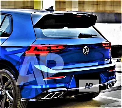 VW Golf MK8 R GTD GTI Oettinger Style Gloss Black Boot Spoiler UK SELLER • £64.19