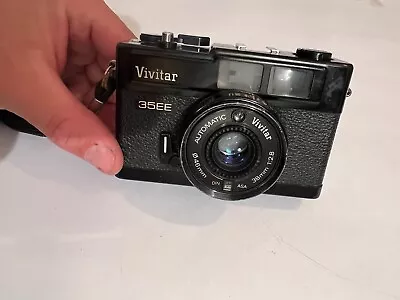 Vintage Vivitar 35EE Rangefinder 38mm F 1:2.8 35mm Film Camera + Case Tested • $39.98