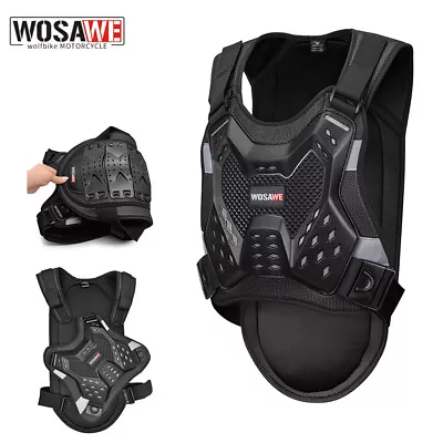WOSAWE Adult Motorcycle Chest Protector Off Road ATV Motocross Armor Vest Guards • $51.99