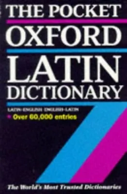 £3.23 • Buy The Pocket Oxford Latin Dictionary Paperback Book The Cheap Fast Free Post