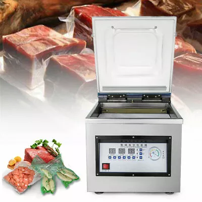 Digital Food Chamber Sealer Kitchen Commercial Vacuum Packing Sealing Machine • $327