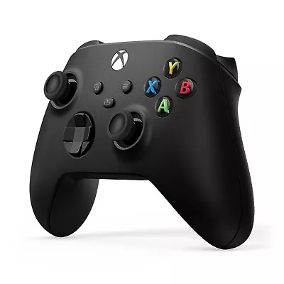 Microsoft Xbox One S Wireless Controller Carbon Black Official Textured STICK DF • £19.99