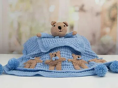 £1.99 • Buy  Knitting Pattern - Baby Teddy Blanket & Comforter In DK Knitting Pat