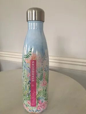 Ltd Ed Starbucks Lilly Pulitzer S'well Sirens Calling Mermaid Swell Water Bottle • £19.28