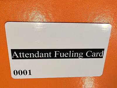 Attendant Card Fueling Cards Verifone - Pack Of 10 Cards • $34.95