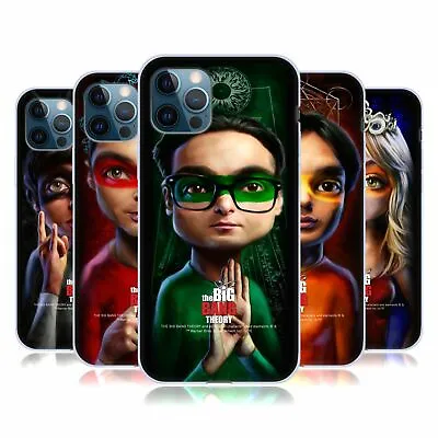 OFFICIAL THE BIG BANG THEORY CARICATURE GEL CASE FOR APPLE IPHONE PHONES • £17.95